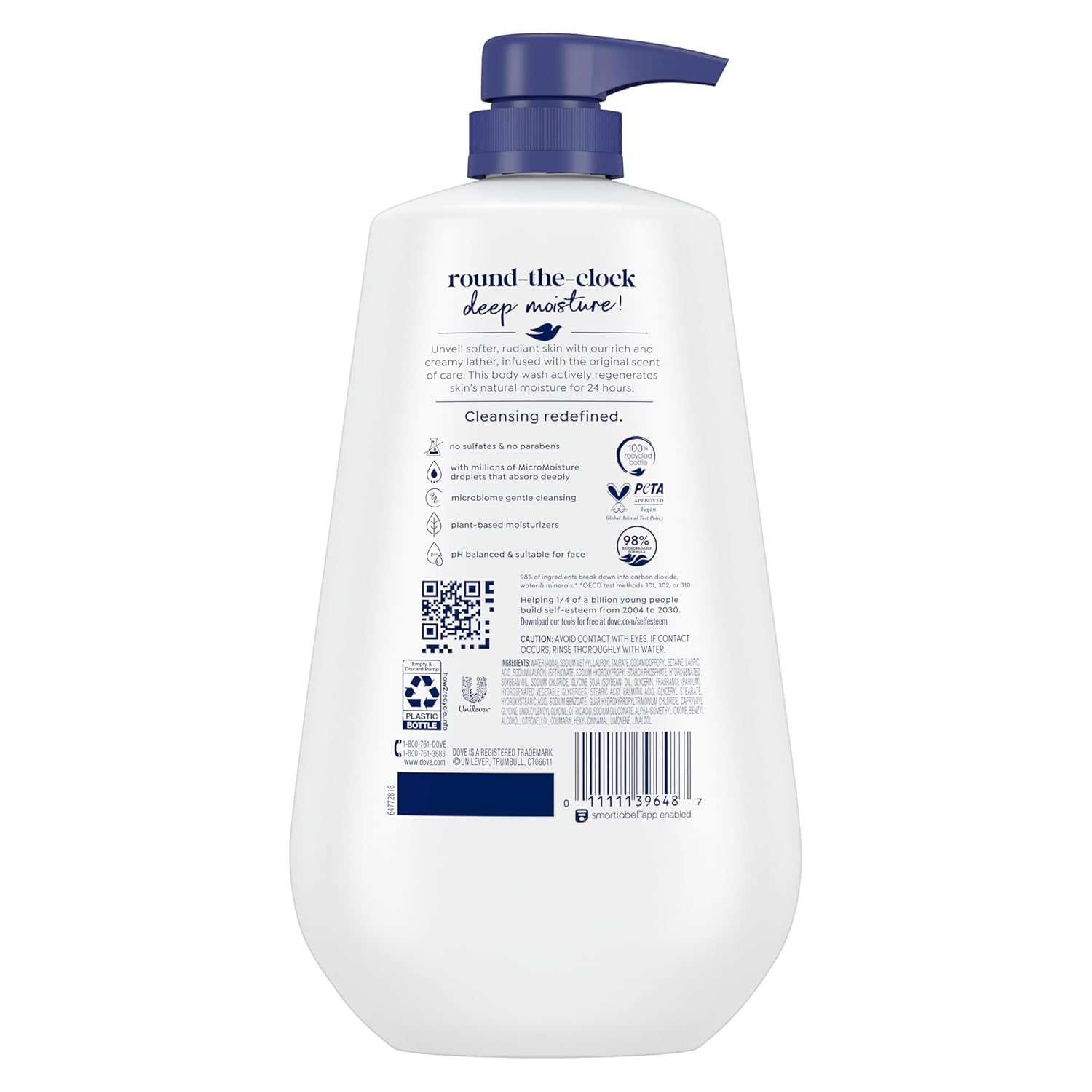 Dove Body Wash Deep Moisture for 24hr Lotion-Soft Skin - Image 3