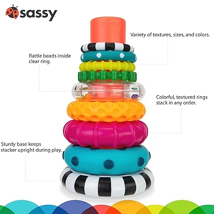 Sassy Stacks of Circles Stacking Ring - Image 3