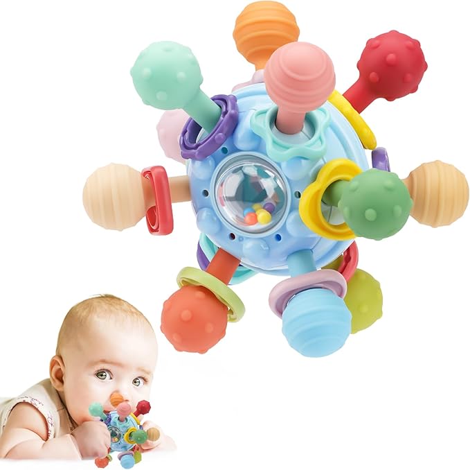 Baby Montessori Sensory Toys for 0-6 6-12 Months