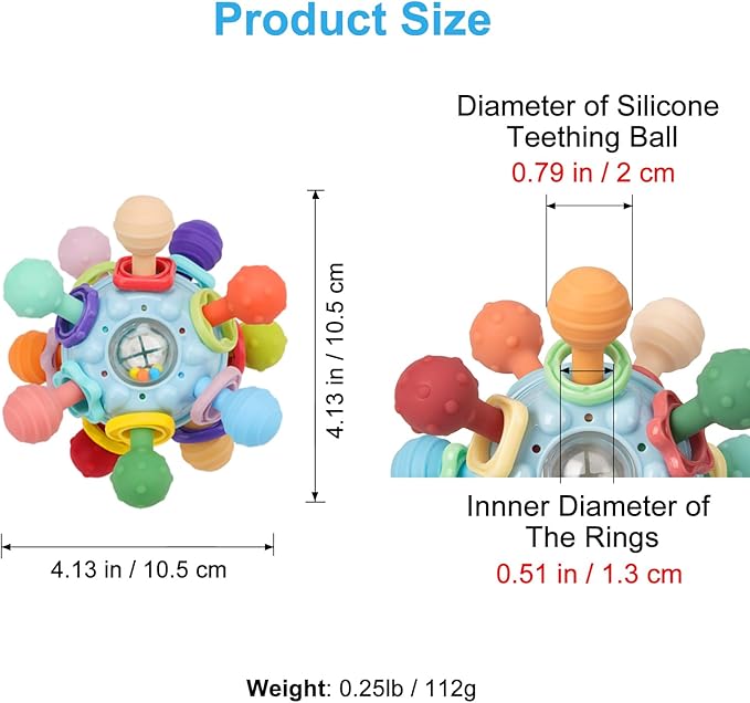 Baby Montessori Sensory Toys for 0-6 6-12 Months - Image 6
