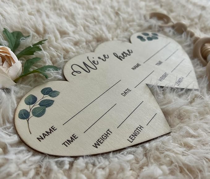 Twin Birth Announcement Sign - Image 4