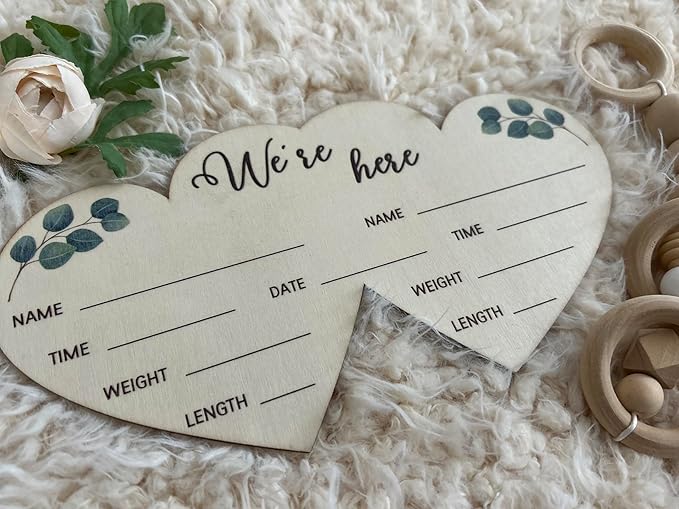 Twin Birth Announcement Sign - Image 5