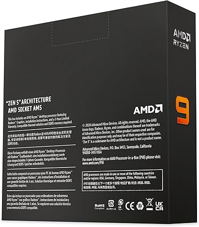 AMD Ryzen™ 9 9950X 16-Core, 32-Thread Unlocked Desktop Processor - Image 5