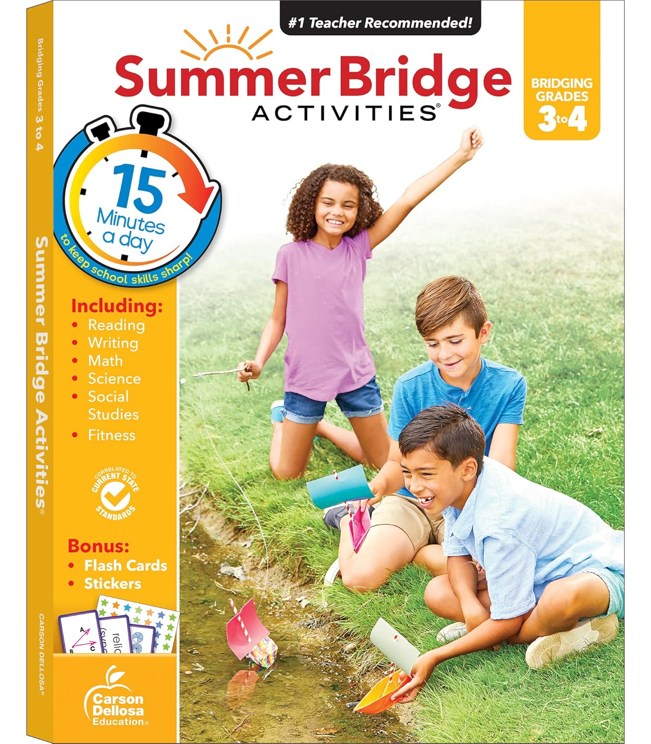 Summer Bridge Activities 3rd to 4th Grade Workbook