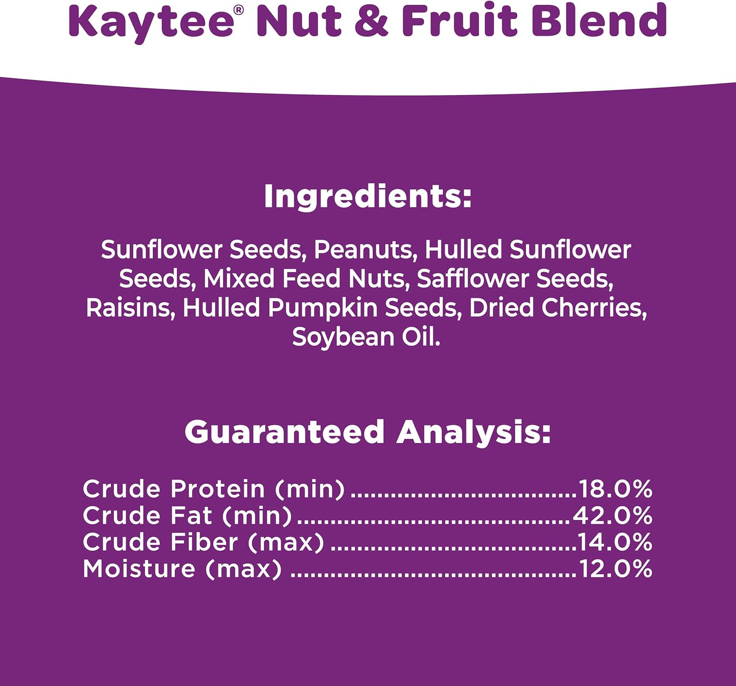 Kaytee Nut & Fruit Wild Bird Seed, 5 lb - Image 8