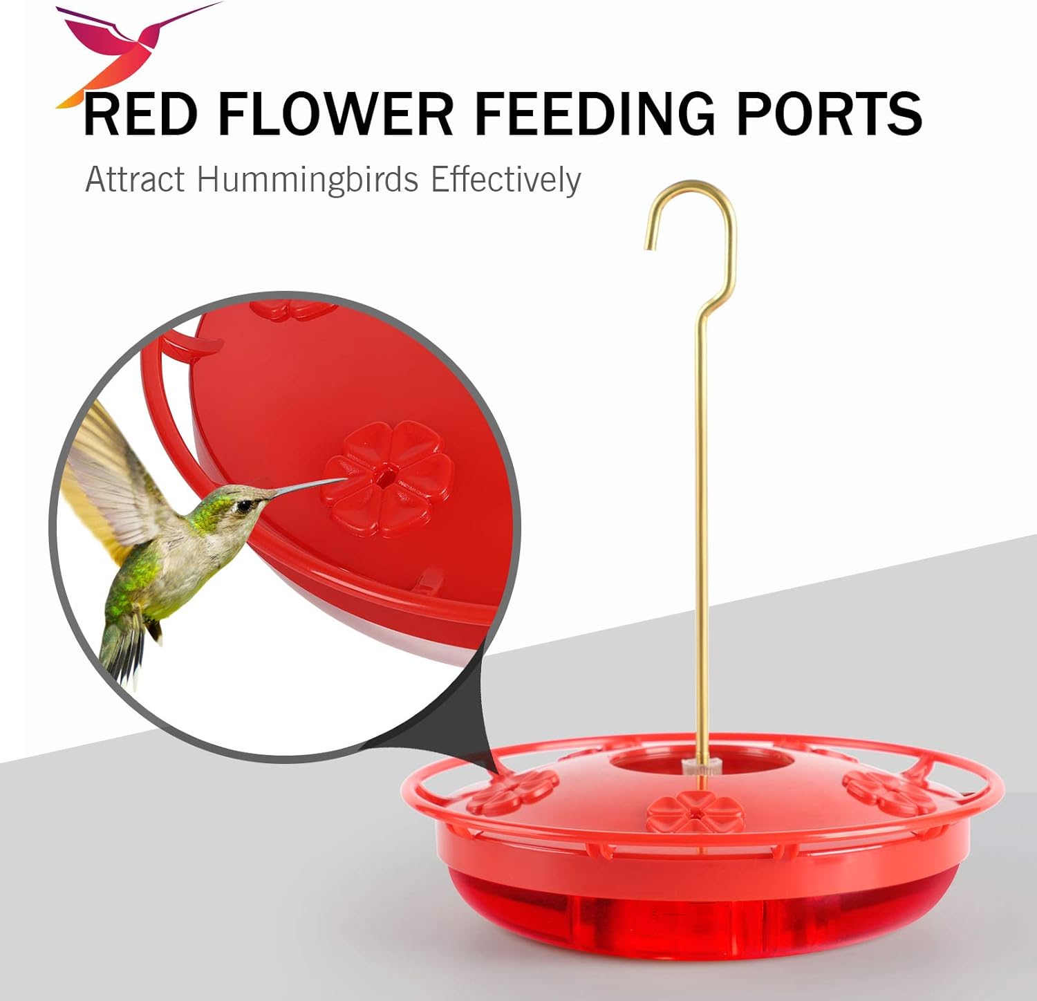 eWonLife Hummingbird Feeder for Outdoors - Image 7