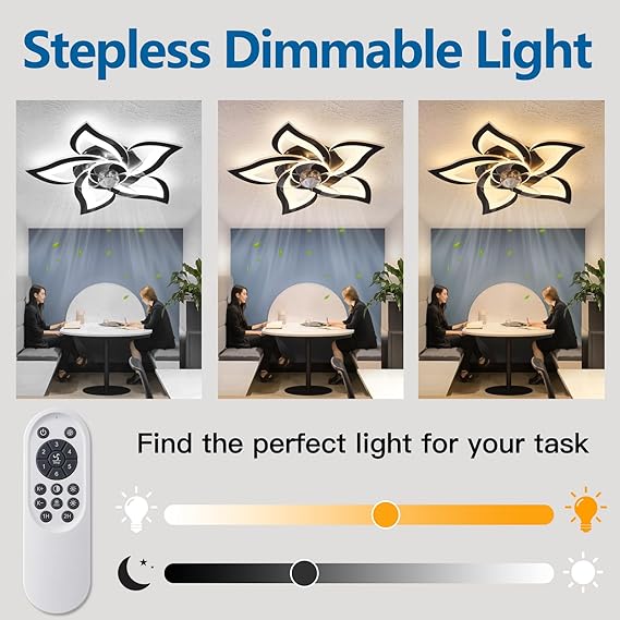 Ceiling Fan with Lights Remote Control - Image 3