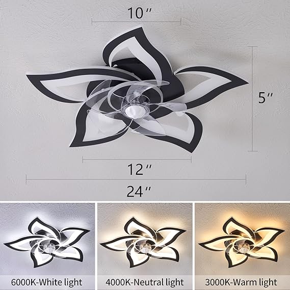 Ceiling Fan with Lights Remote Control - Image 6