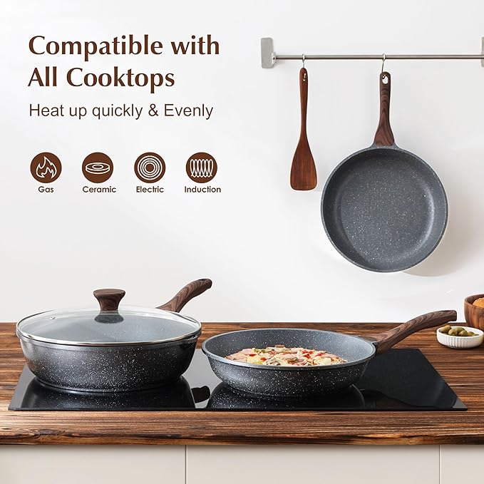 SENSARTE Nonstick Frying Pan Skillet - Image 3