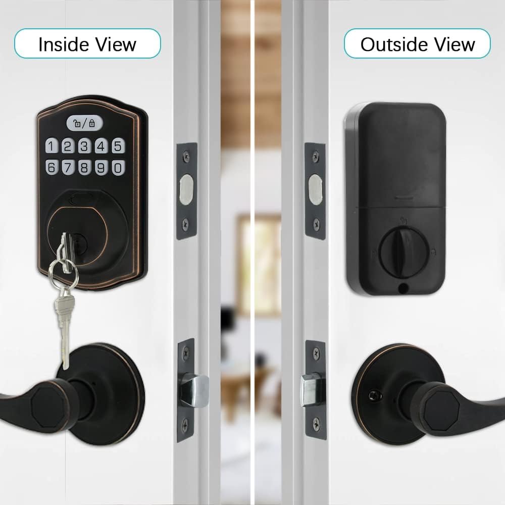 Fingerprint Door Lock with Passage Lever - Image 8