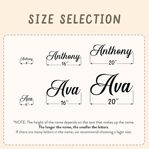 Custom Wood Name Sign For Nursery, 1/3 INCH THICKNESS - Image 6