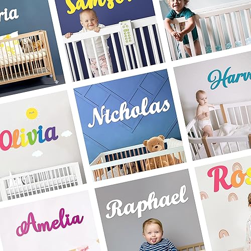Custom Wood Name Sign For Nursery, 1/3 INCH THICKNESS - Image 3
