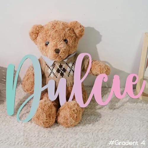 Custom Wood Name Sign For Nursery, 1/3 INCH THICKNESS - Image 2