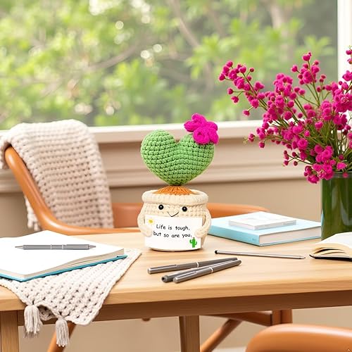 Emotional Support Crochet Cactus - Image 5