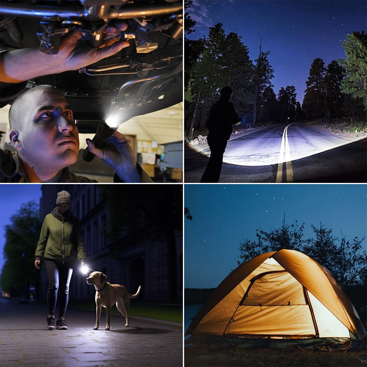 Lighting EVER LED Flashlights High Lumens, 4 Pack - Image 8