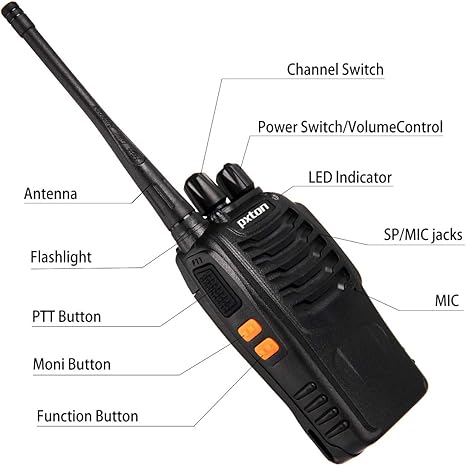 Walkie Talkies Rechargeable Long Range Two-Way Radios with Earpieces - Image 5