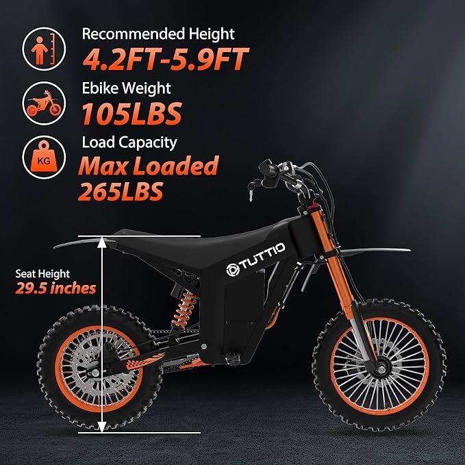 Soleil01 Electric-Dirt-Bike for Teens Adults - Image 5