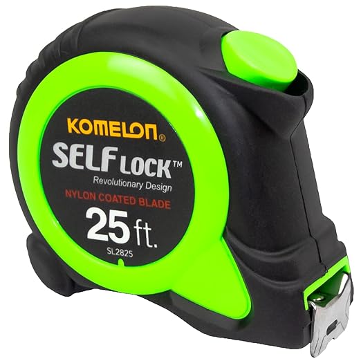 Komelon SL2825 Self Lock 25-Foot Power Tape - Image 2