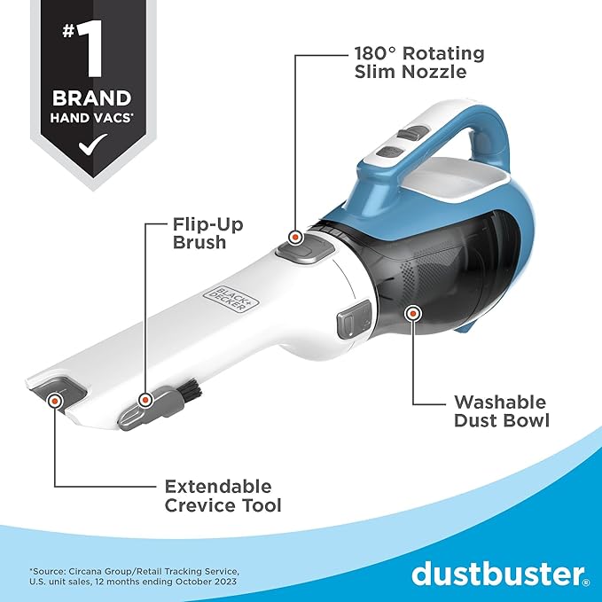 BLACK+DECKER dustbuster AdvancedClean Cordless Handheld Vacuum - Image 3