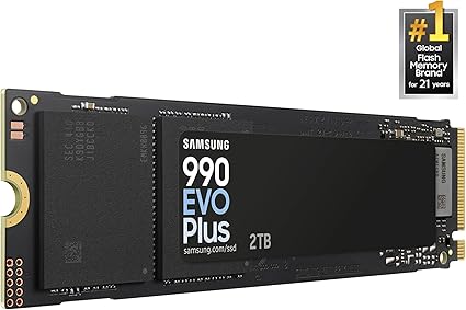 Samsung 990 EVO Plus SSD 2TB, PCIe Gen 4x4 - Image 2