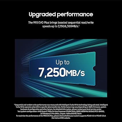 Samsung 990 EVO Plus SSD 2TB, PCIe Gen 4x4 - Image 4