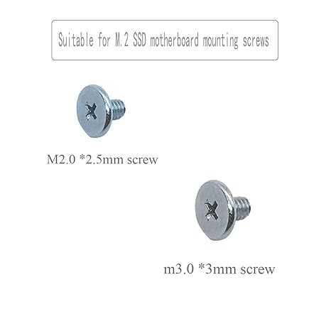 m2 2280ssd Screws Kit,PCIe NVMe M.2 SSD Mounting Screws - Image 2
