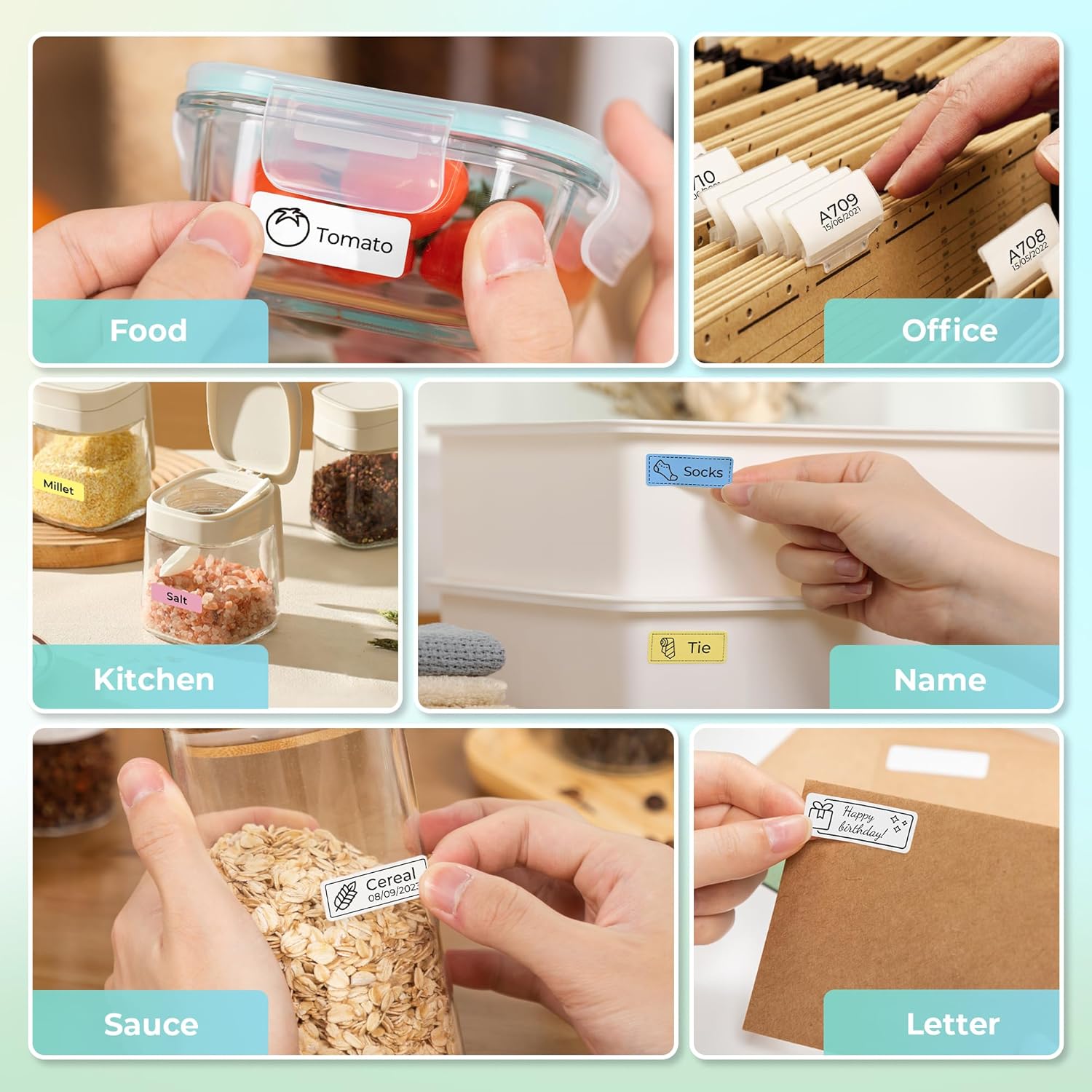 Nelko Label Maker Machine with Tape - Image 9