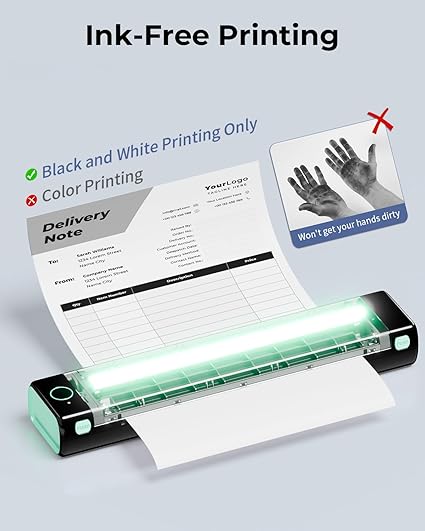 Phomemo Inkless Portable Printer for Travel - Wireless Thermal Printe - Image 5