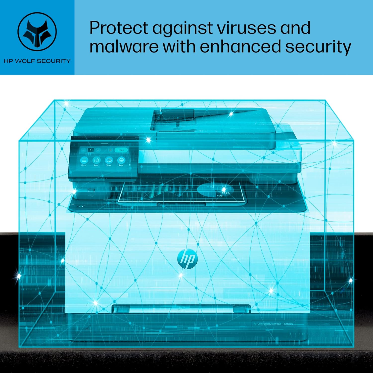 HP Color Laserjet Pro MFP 3301sdw Wireless All-in-One Color Laser Printer - Image 10