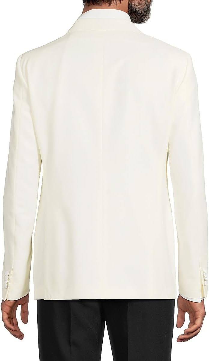 Corneliani Peak Lapel Wool Dinner Jacket - Image 4