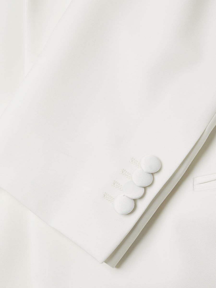 Corneliani Peak Lapel Wool Dinner Jacket - Image 5