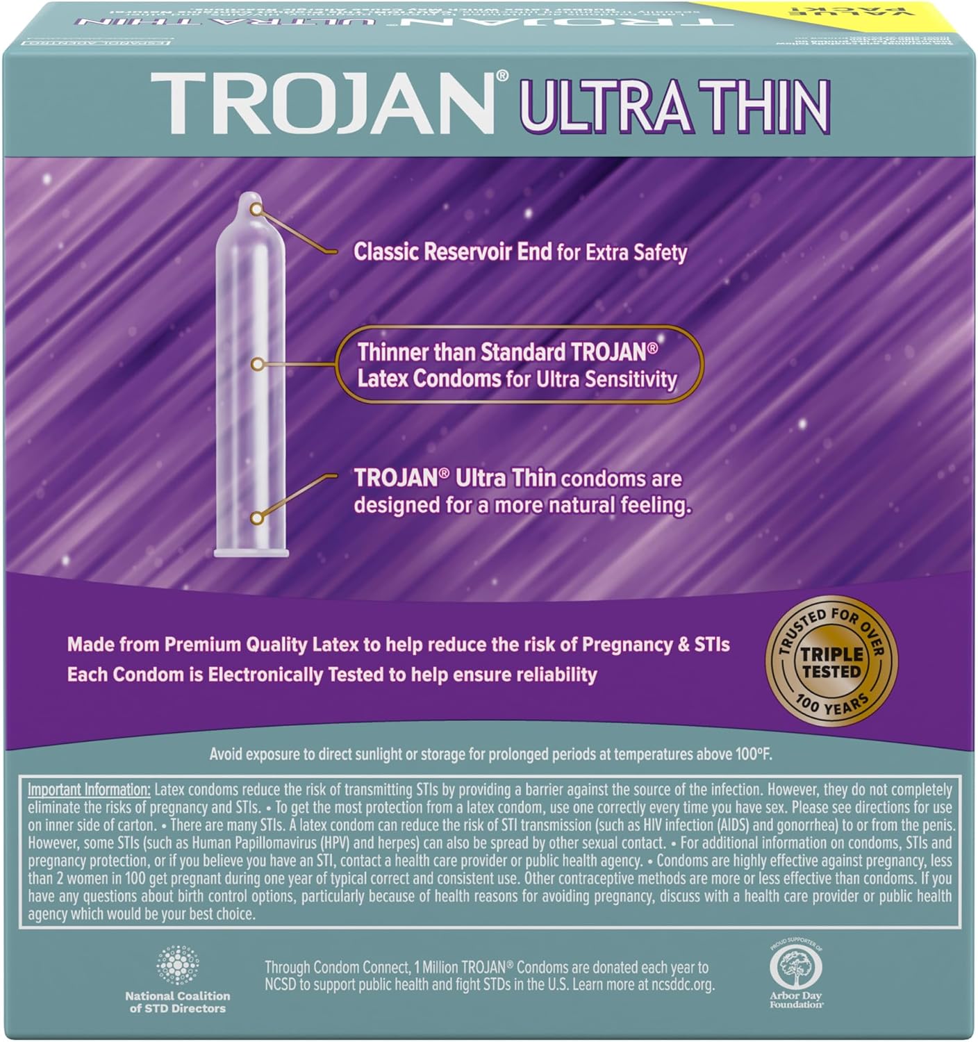 TROJAN Ultra Thin Condoms - Image 2