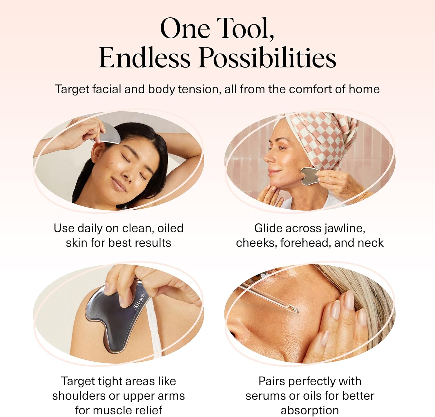 Kitsch Stainless Steel Gua Sha Facial Tools - Image 7