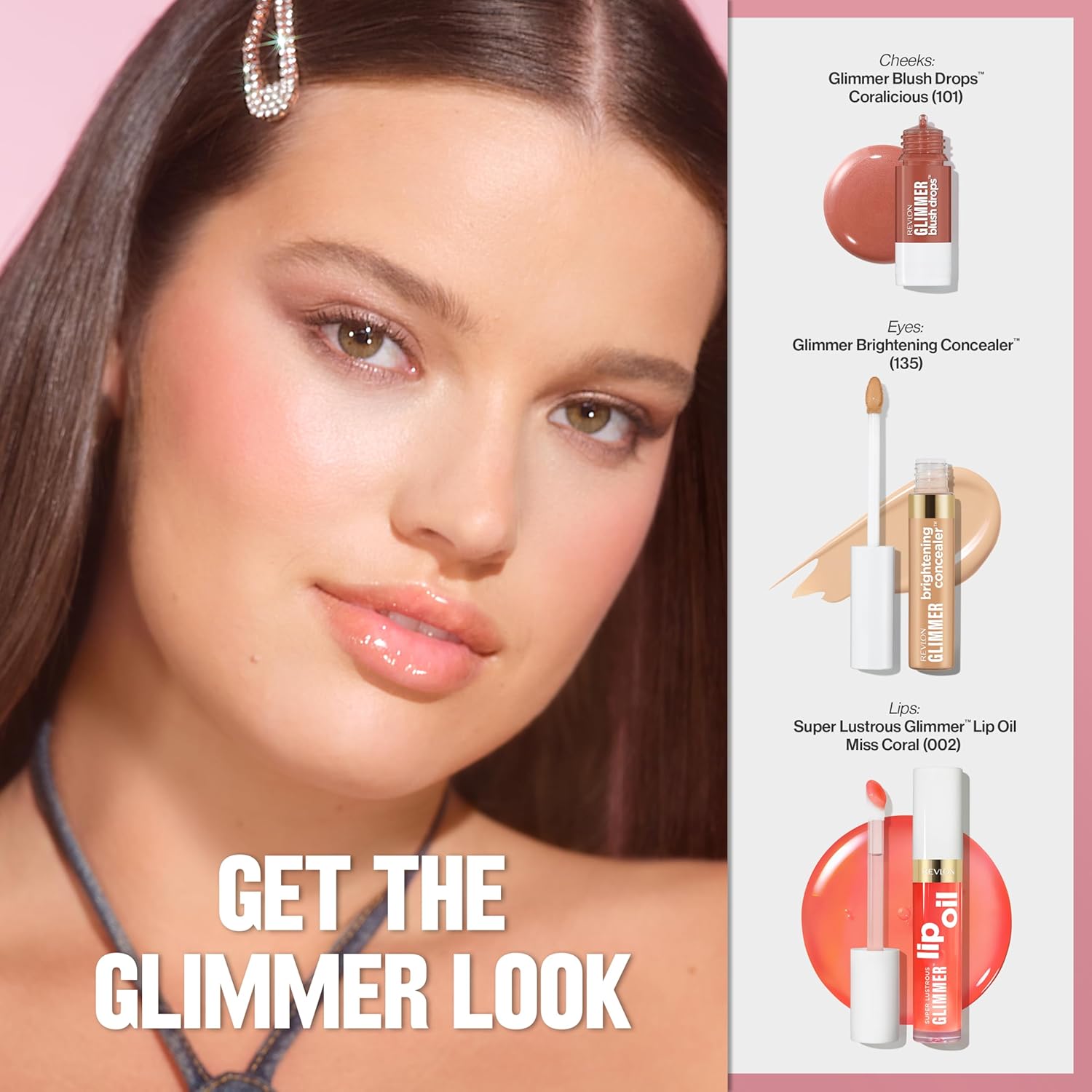 Revlon Super Lustrous Glimmer Lip Oil, Moisturizing & Tinted - Image 10