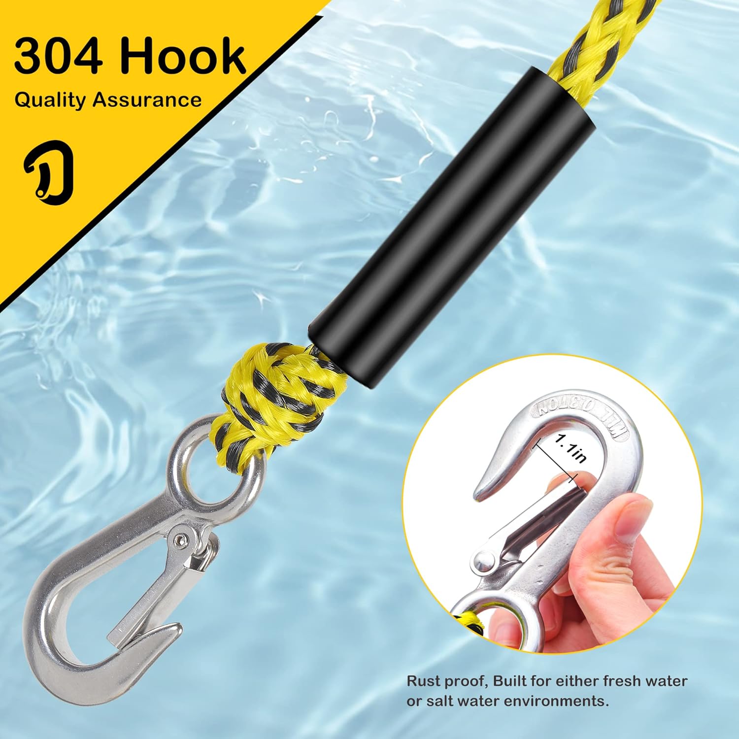 Watersports Heavy Duty Tow Harness with D Rings - Image 3