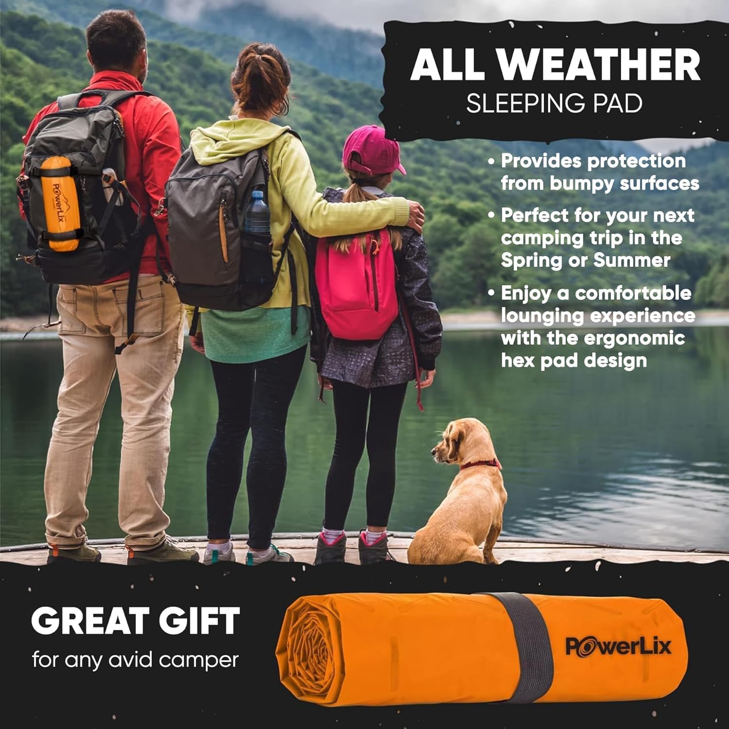 POWERLIX Ultralight Inflatable Camping Sleeping Pad - Image 3