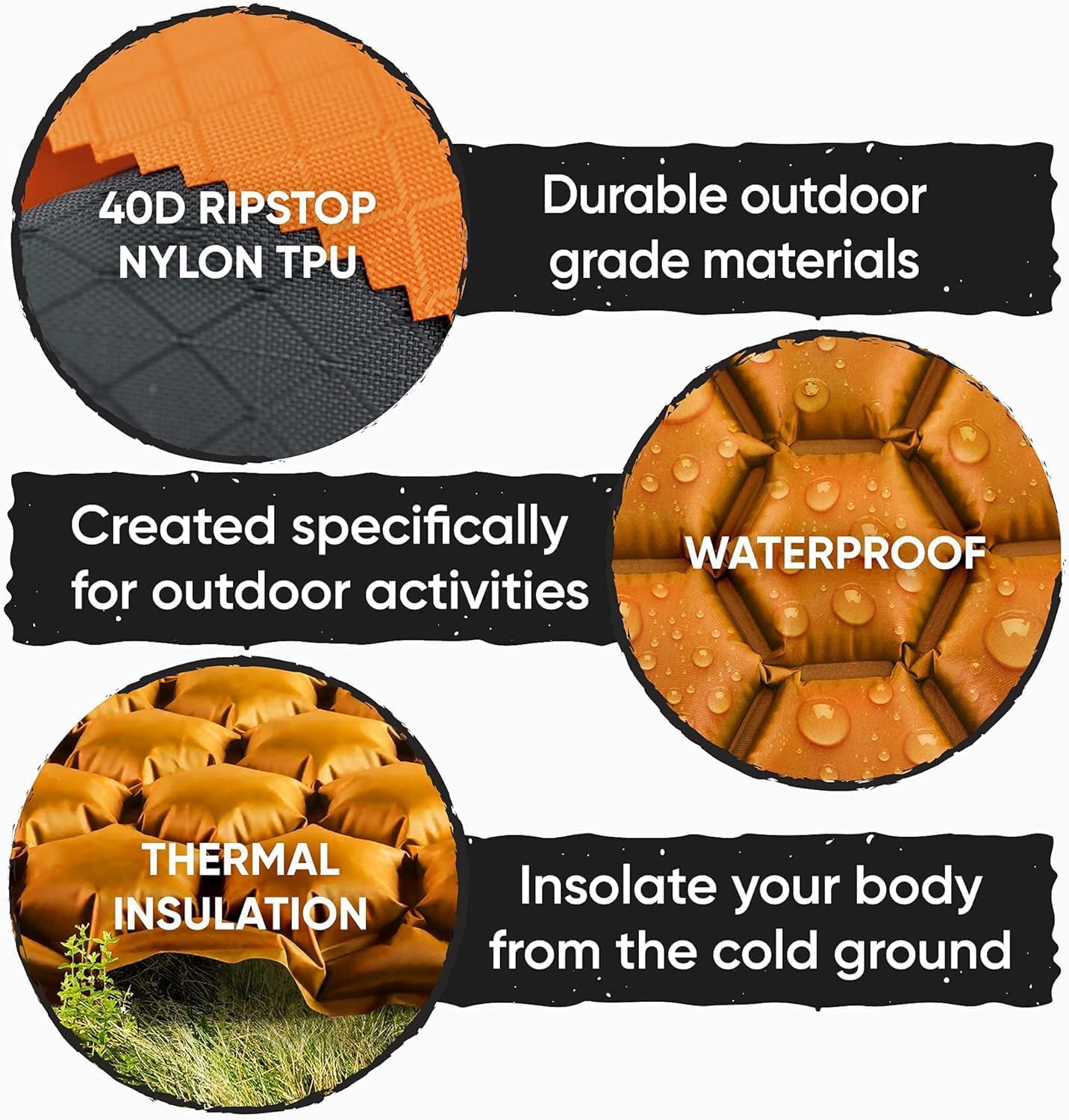 POWERLIX Ultralight Inflatable Camping Sleeping Pad - Image 4