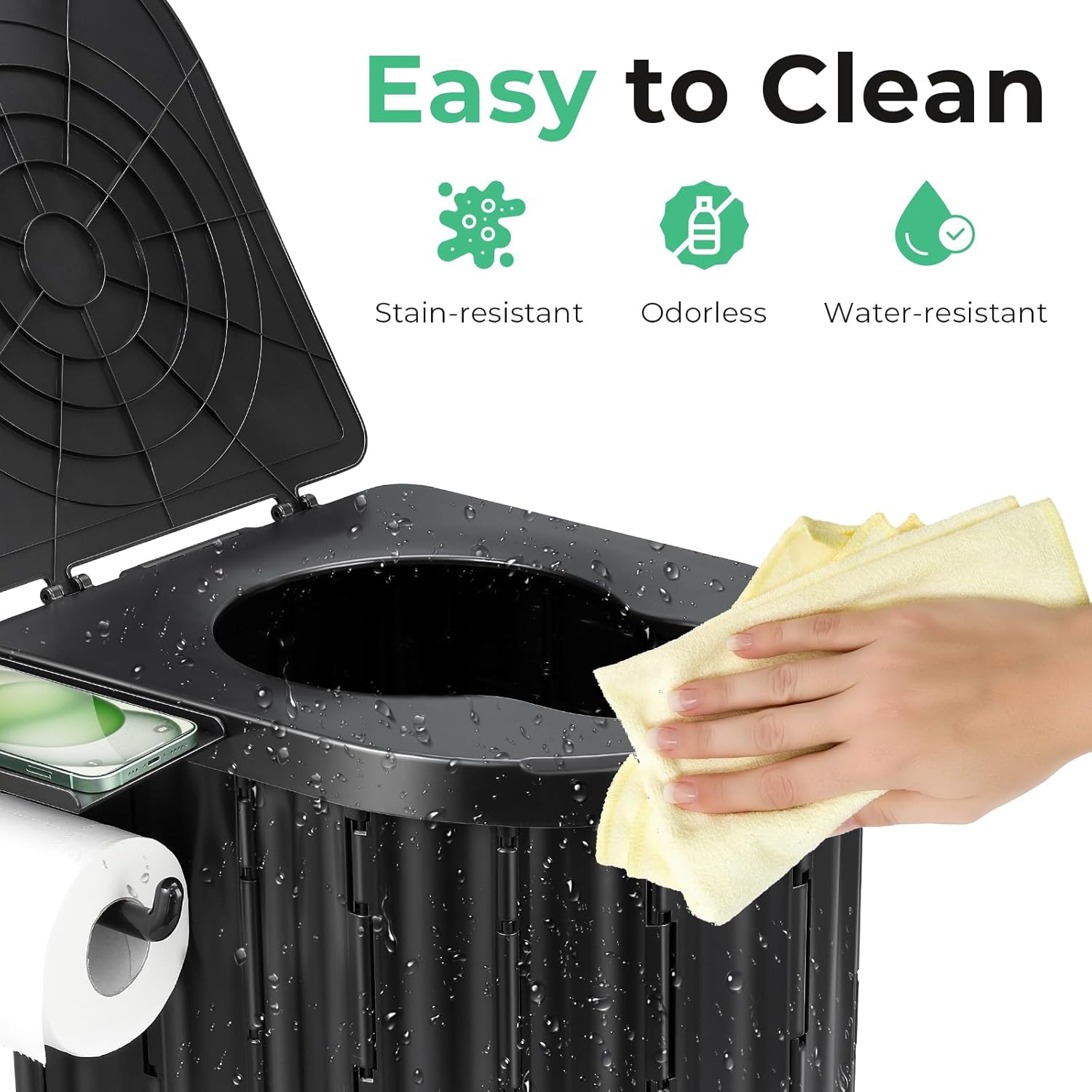 Sckee Camping Toilet, Portable Toilet for Adults - Image 6