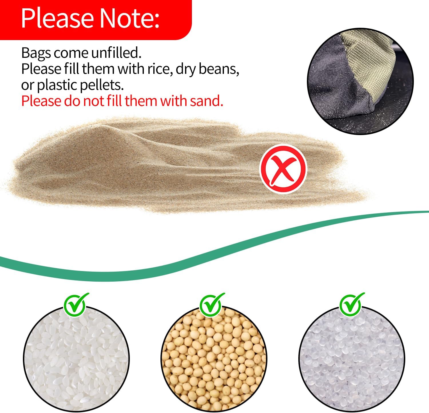 Shooting Rest Bags, Shooting Bags, Rest Front & Rear Support Sandbag - Image 8