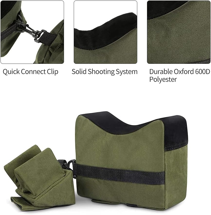 Shooting Rest Bags, Shooting Bags, Rest Front & Rear Support Sandbag - Image 6