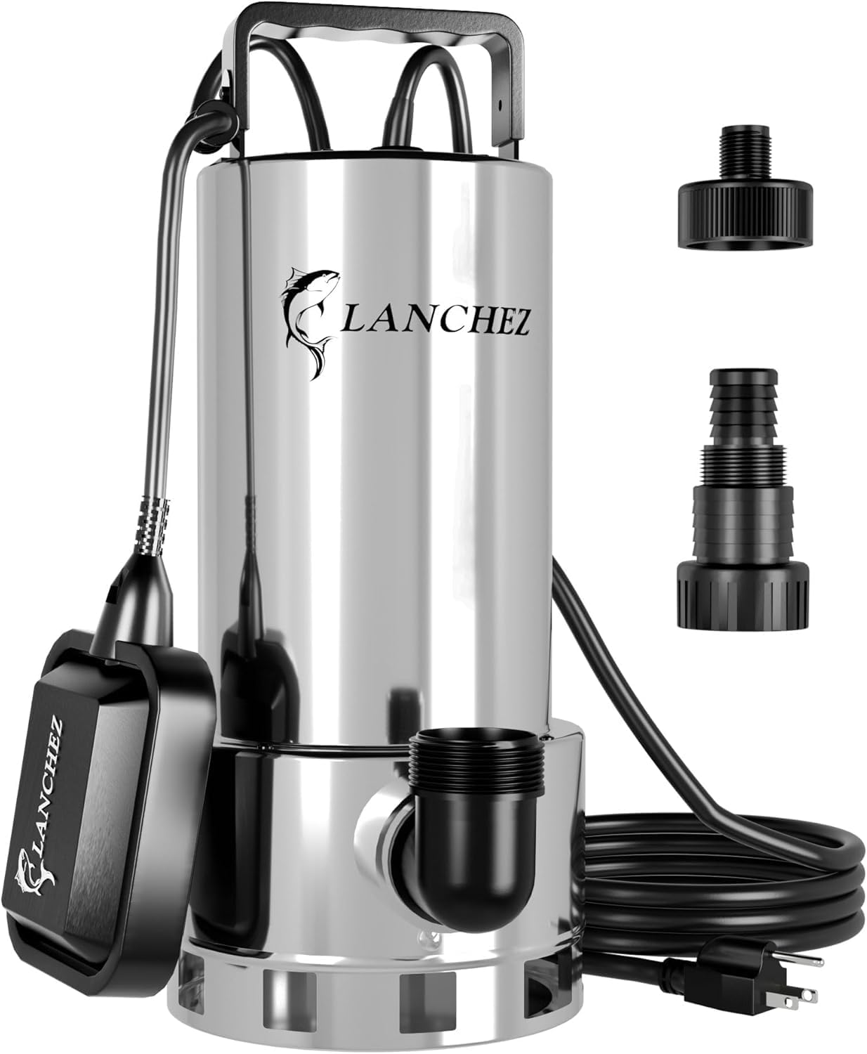 LANCHEZ 1.6 HP Stainless Steel Submersible Water Pump