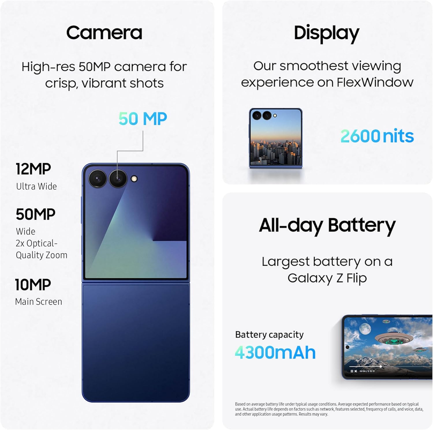 Samsung Galaxy Z Flip7 Cell Phone, 512GB AI Smartphone, Unlocked Android - Image 7