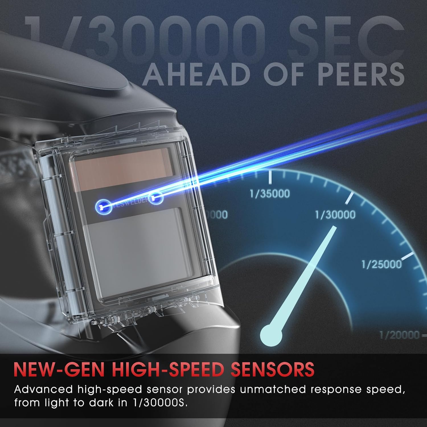 YESWELDER Auto Darkening Welding Helmet, Blue Light Blocking - Image 5