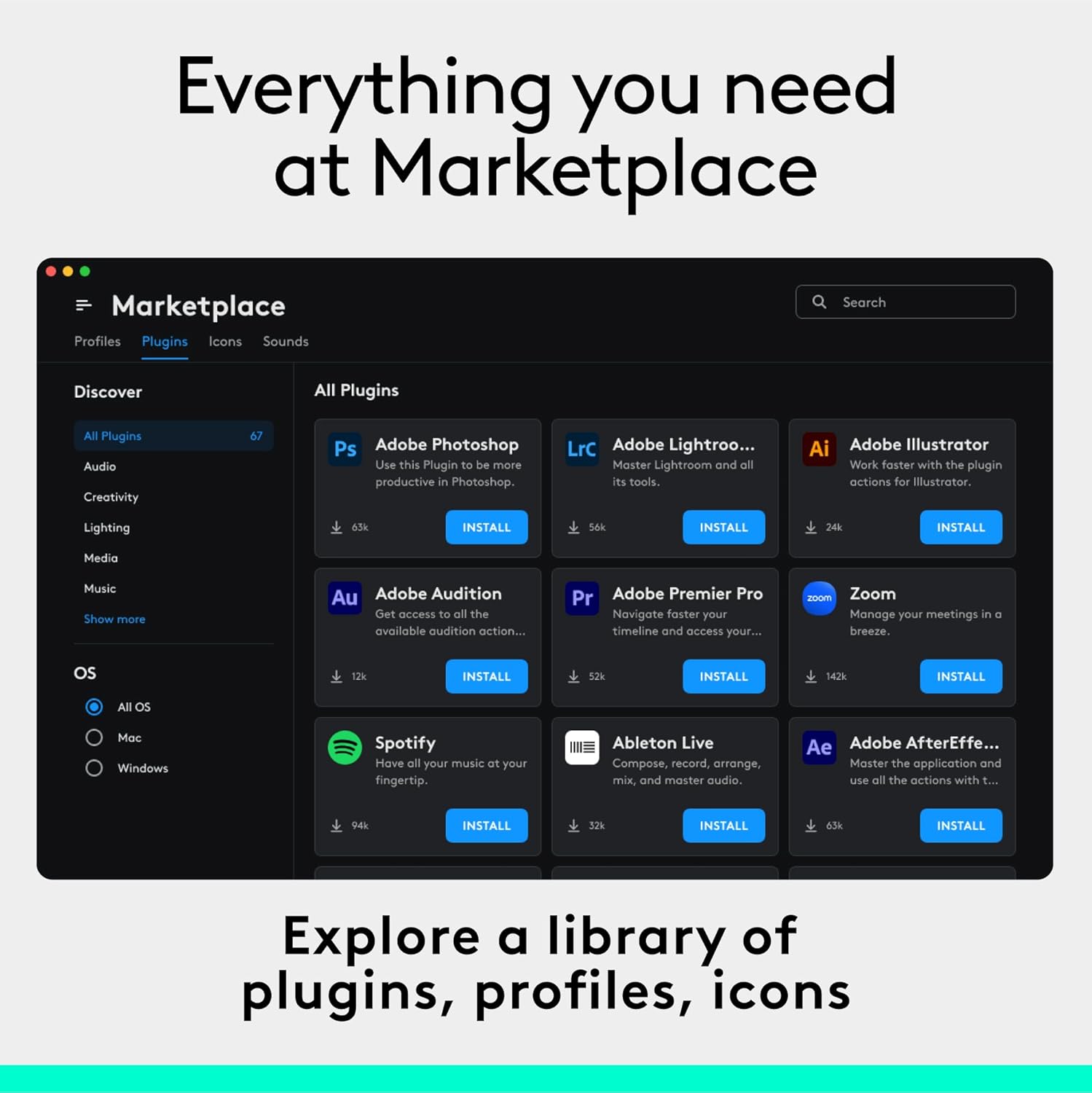 Logitech MX Creative Console, 9 Customizable LCD Keys - Image 8