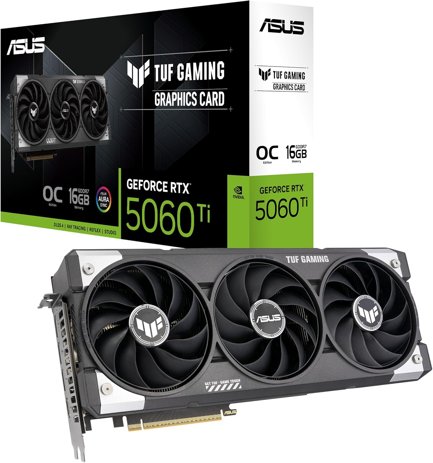 ASUS TUF Gaming GeForce RTX ™ 5060 Ti 16GB GDDR7 OC Edition Gaming Graphics Card