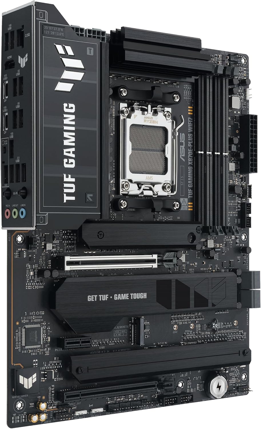TUF Gaming X870E-PLUS WIFI7 AMD X870E ATX Motherboard with 16+2+1 80A Power Stages - Image 8