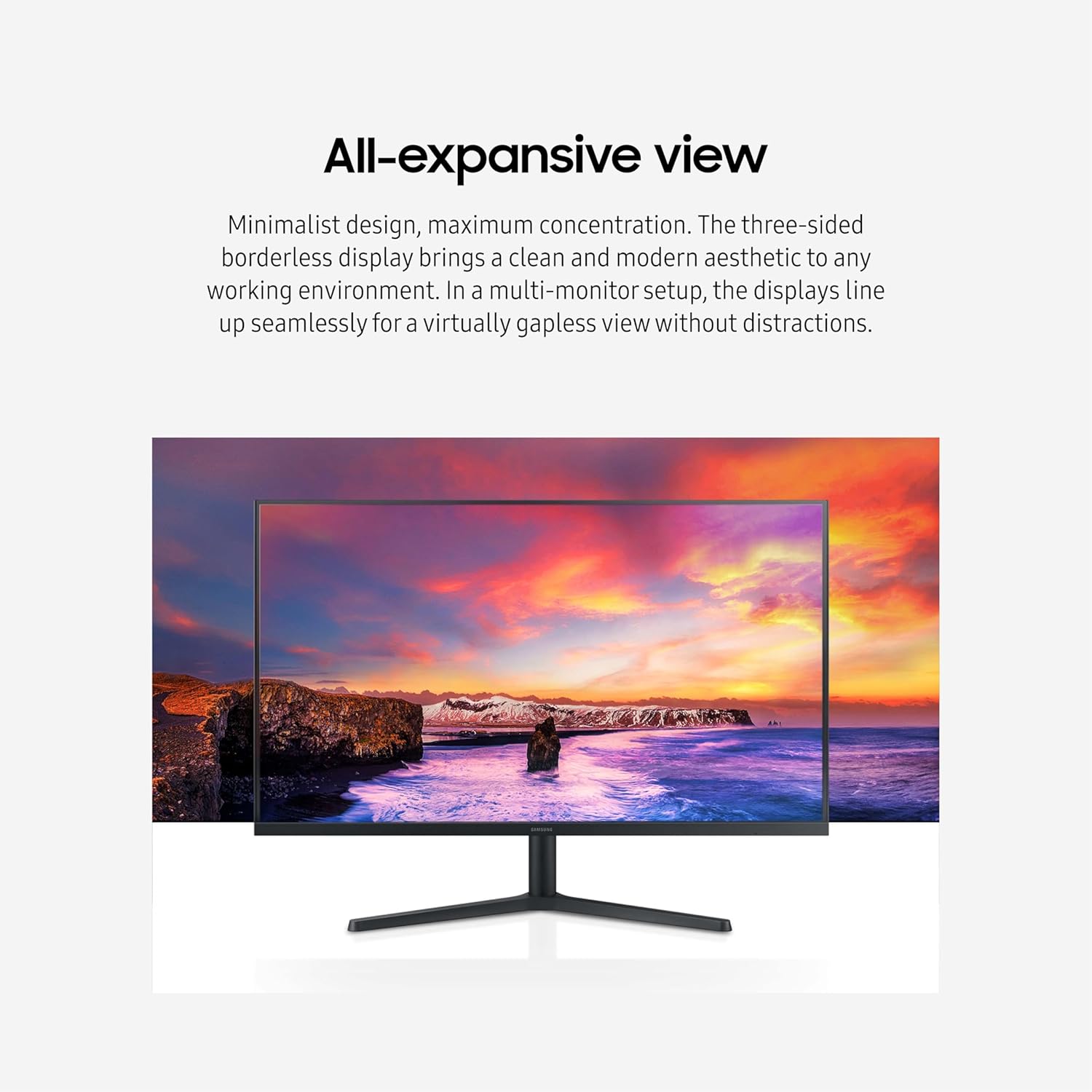 SAMSUNG 32-Inch Flat Computer Monitor, 75Hz - Image 4