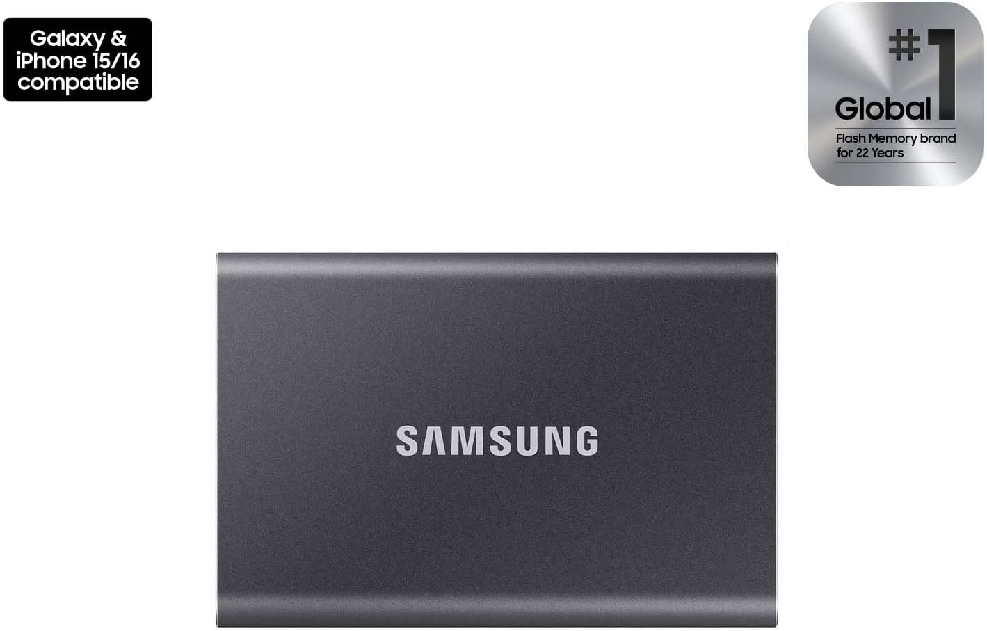 SAMSUNG T7 Portable SSD, 1TB External Solid State Drive - Image 2