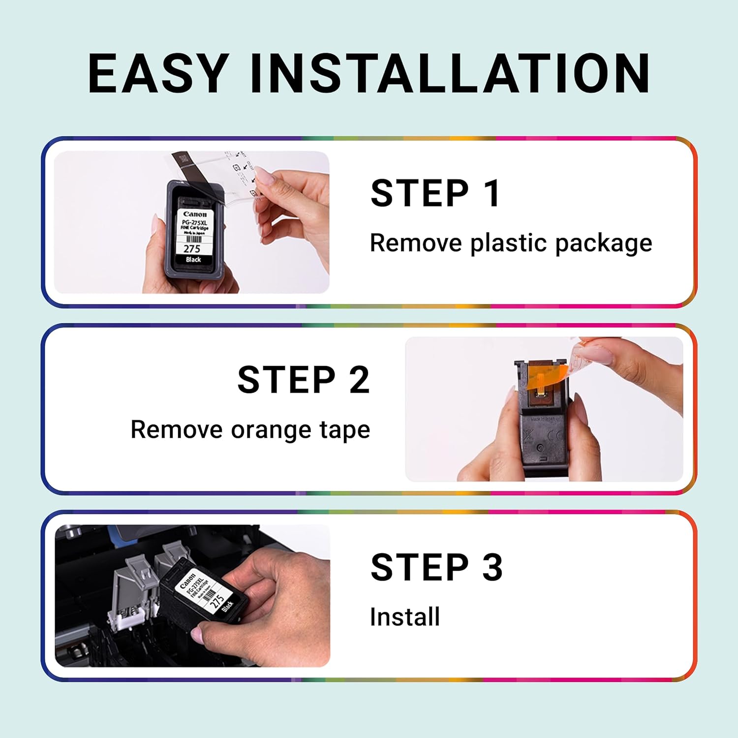 Canon PG-275 Genuine Black Ink Cartridge - Image 7