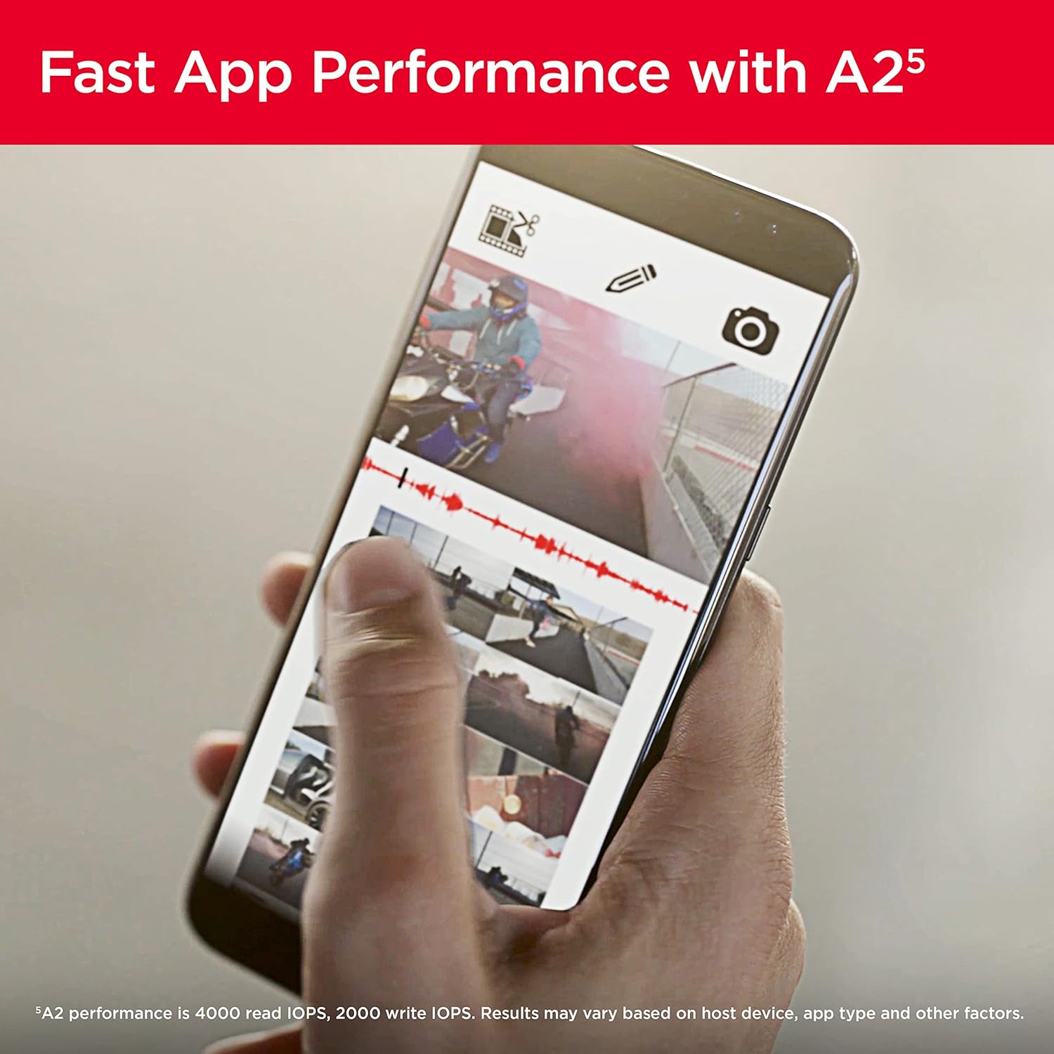 SanDisk 256GB Extreme microSDXC UHS-I Memory Card with Adapter - Image 5